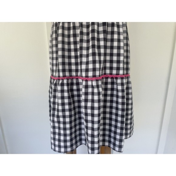 NWT Andree by Unit Black White Check Tiered Dress Small - Picture 6 of 14